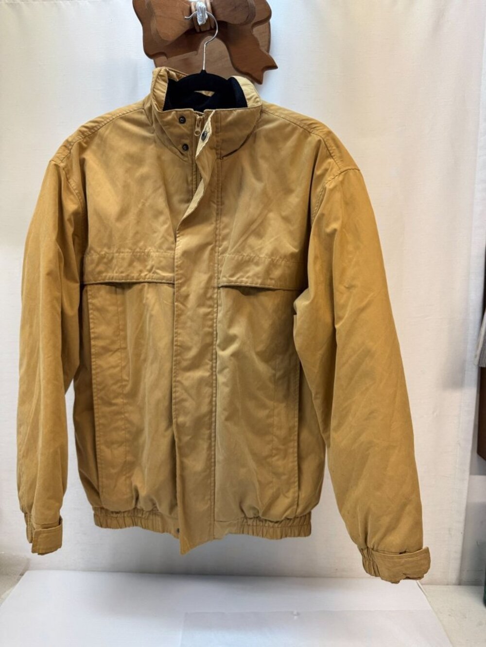 Mens Medium Falls Creek Jacket Bomber Style  Full Zip and Snap